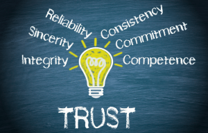 Graphic about trust